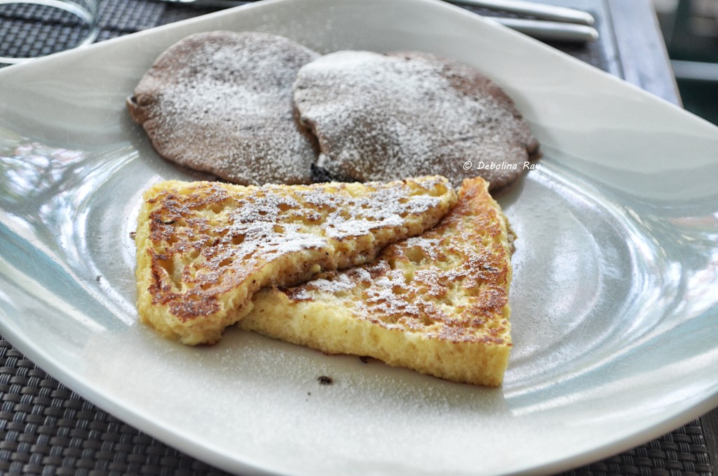 jackfruit365 - French Toast with Pancakes 