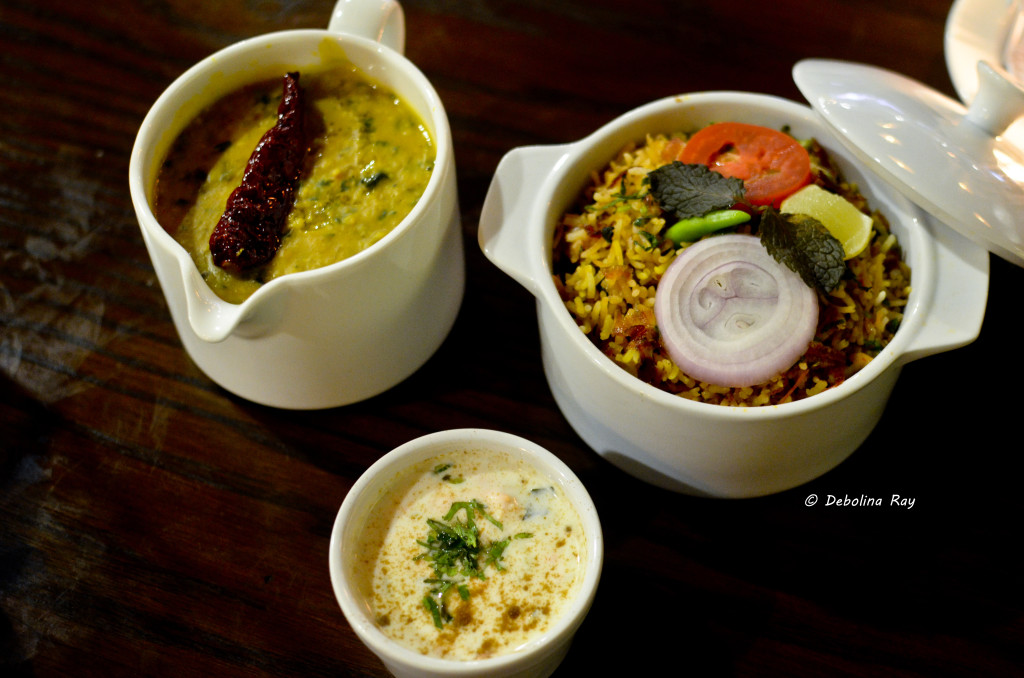 Biryani and Dal Tadka